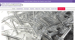 Desktop Screenshot of plastechengineering.com